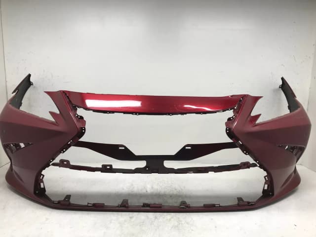 Front Bumper Cover Lexus ES350 Base w/Sensor Holes Red 2019 52119-06J00 OEM2