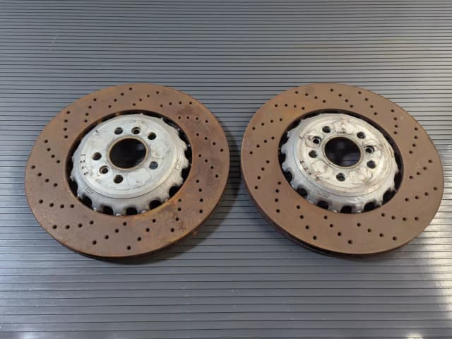 2016 - 2023 BMW M5 F90 F91 Brake disc ventilated perforated Rear Set OEM