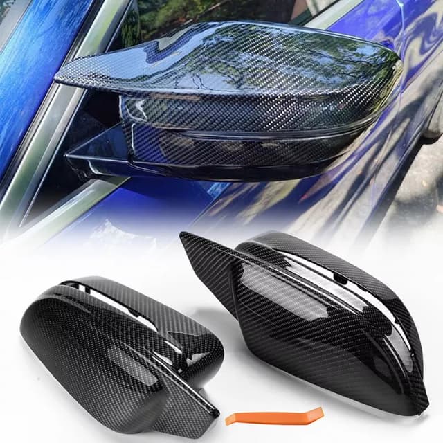 Real Carbon Fiber G8X Style Side Mirror Cover Cap For BMW G20 G28 G22 G30 G38 US