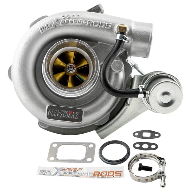  T3 T04E V-BAND Billet Turbocharger Turbo .63 A/R w/ Internal Wastegate 420HP+