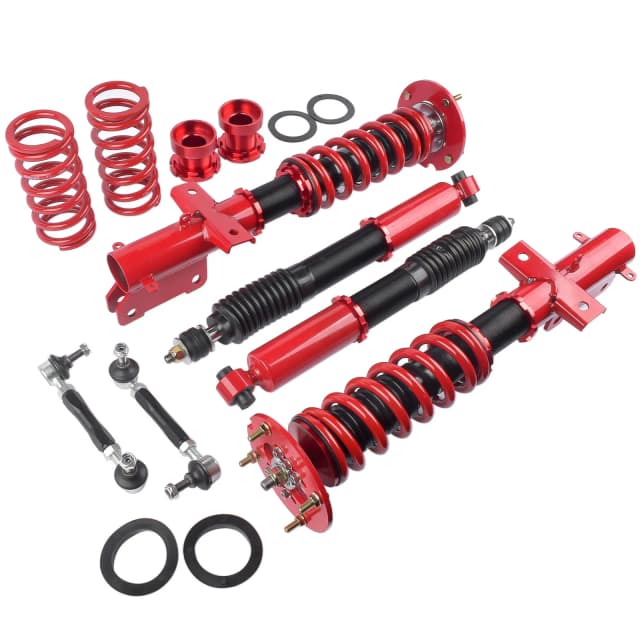  Red Coilovers Suspension Kit for Ford Mustang GT 2005-2014 Shock Absorber